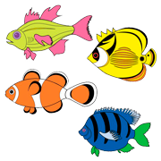 Fish coloring pages