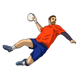 Handball coloring pages