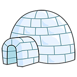 Igloo coloring pages