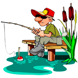 Fisherman coloring pages