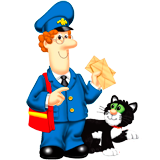 Postman Pat coloring pages