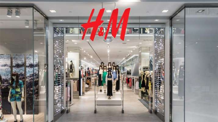 Outside view of h&m store