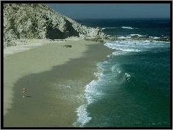 Plaża, Łagodny, Klif