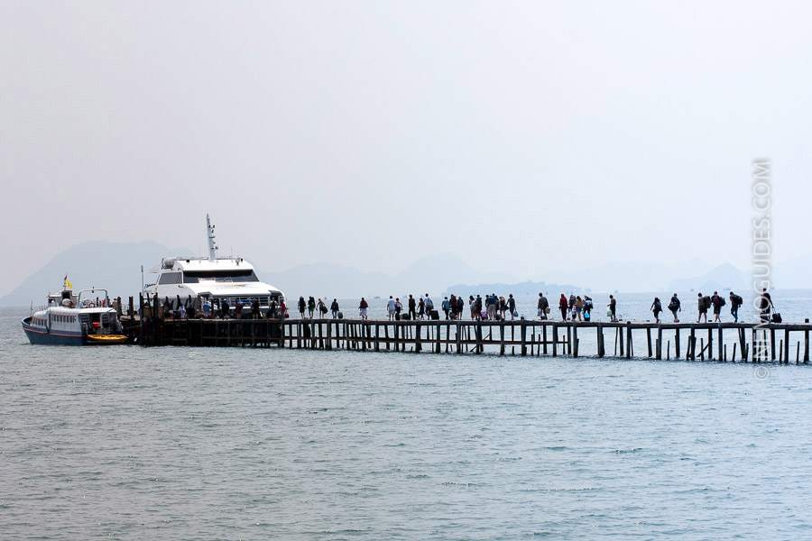 Boats to Ko Tao leave from Chumphon's pier.