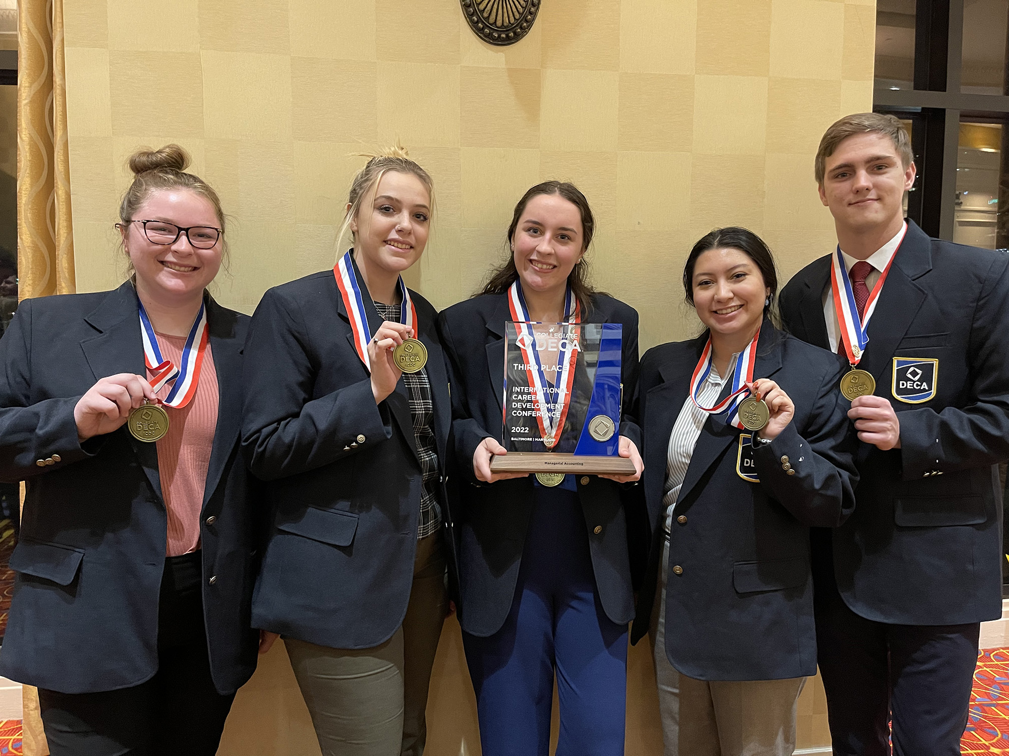 CMU Collegiate DECA students at ICDC