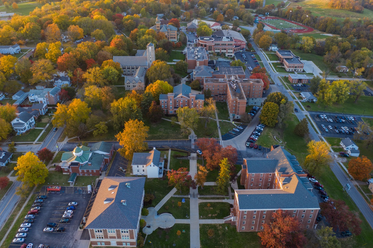 Campus arial shot