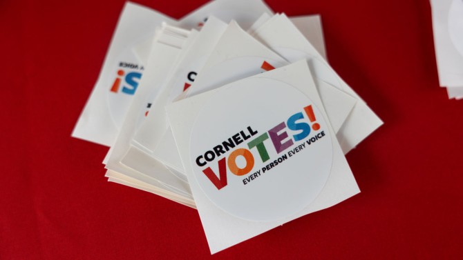 Cornell Votes aims to reach 90% student participation in the U.S. elections on Nov. 5. 