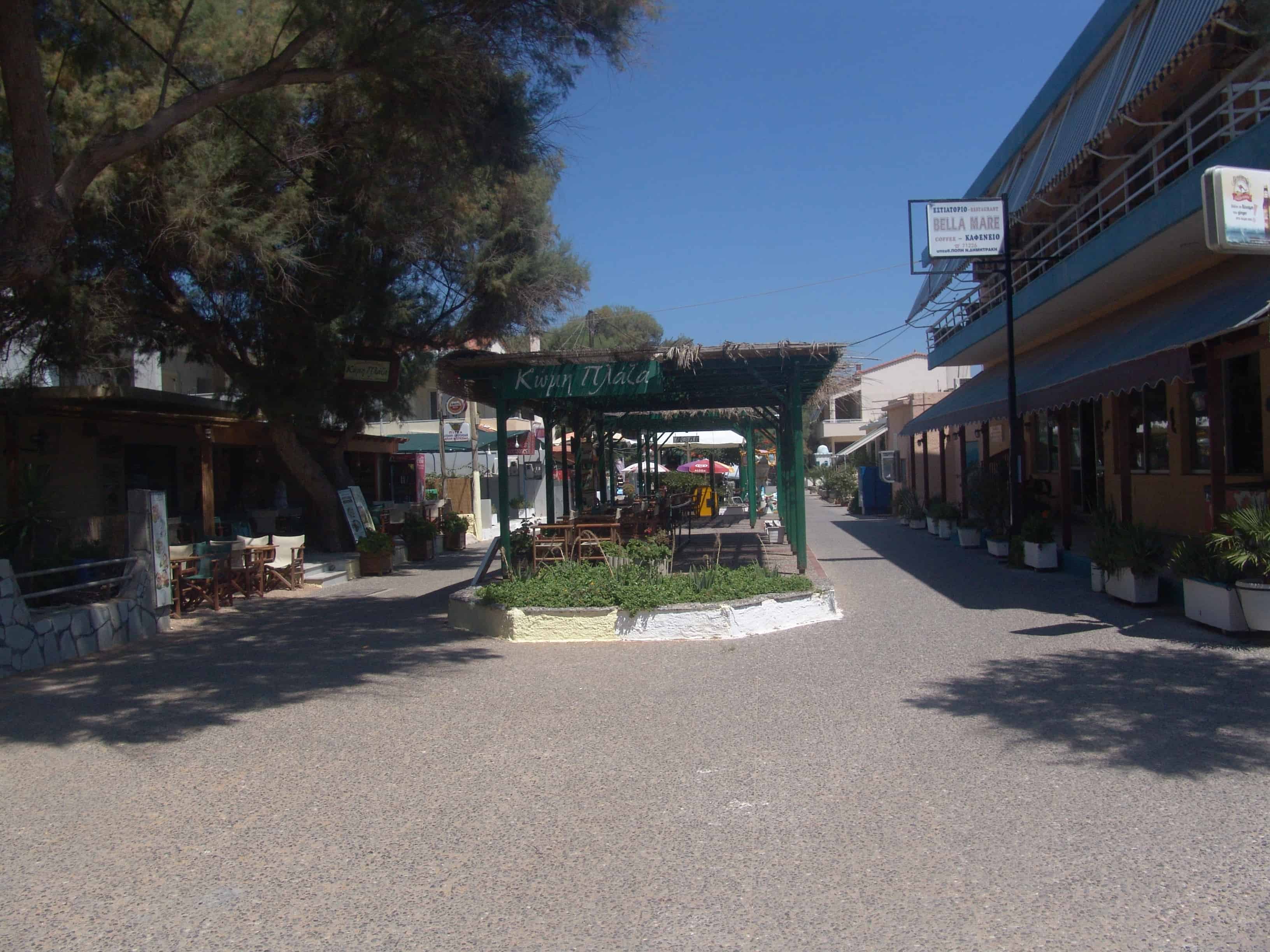 Komi beach in Chios, Greece