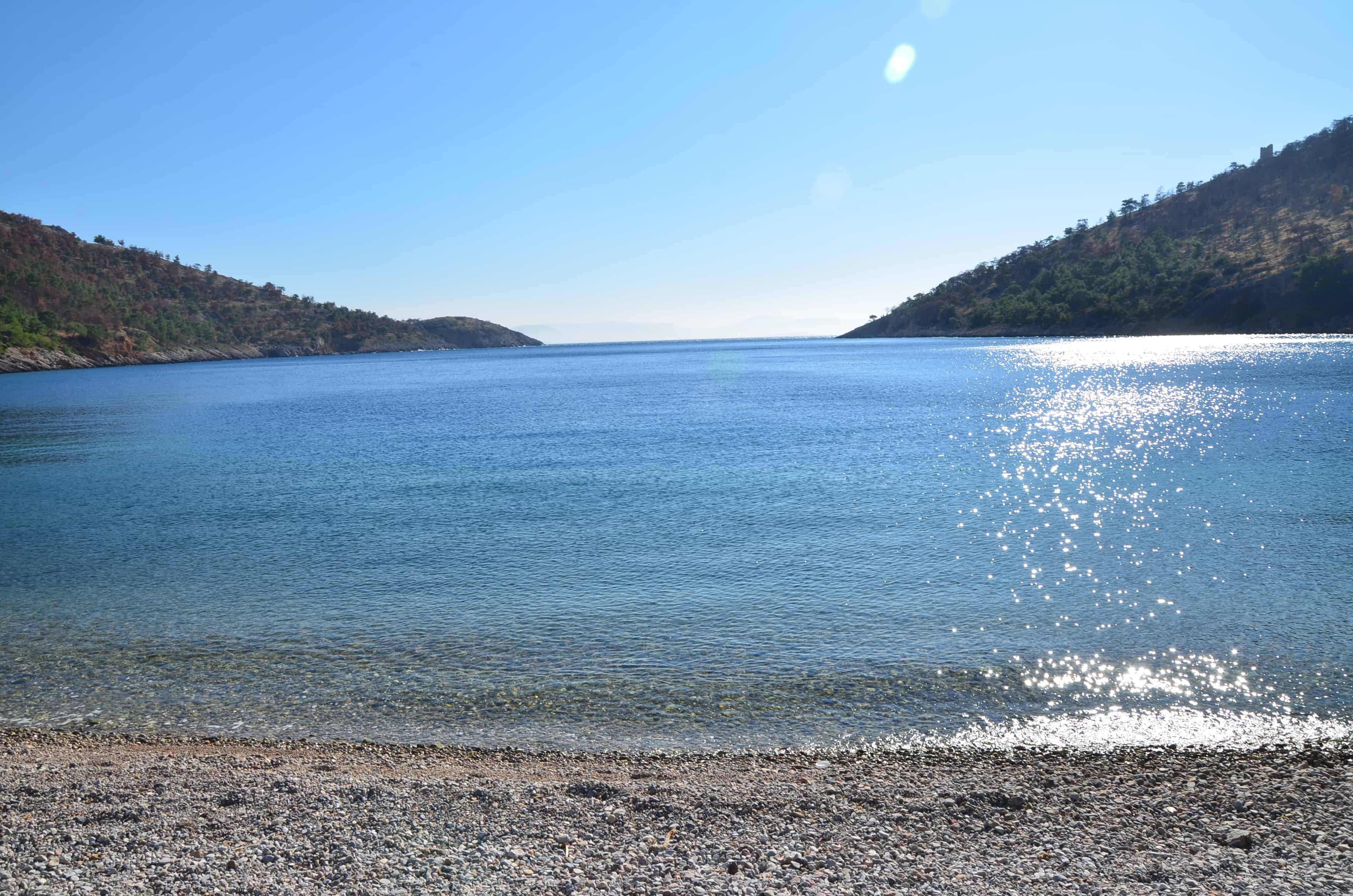 Elinta beach in Chios, Greece