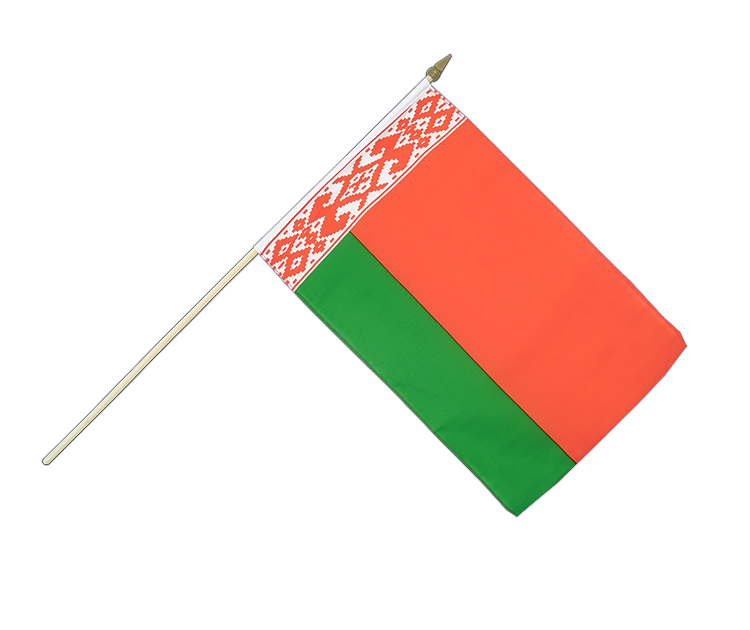 Weißrussland Stockflagge 30 x 45 cm