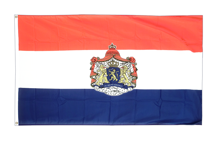 Niederlande mit Wappen Flagge 90 x 150 cm