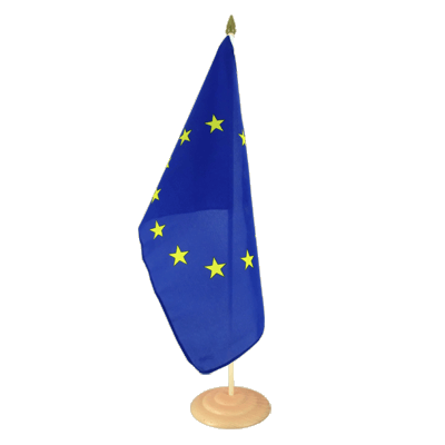 Grosse Tischflagge Europäische Union EU 30 x 45 cm