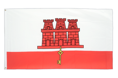 Gibraltar Flagge 90 x 150 cm