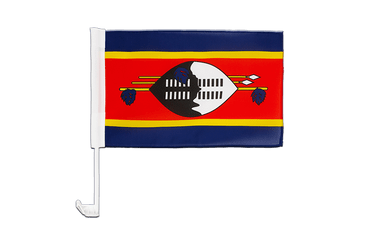 Swaziland Car Flag 12x16"