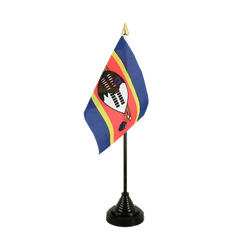 Swaziland Table Flag 4x6"