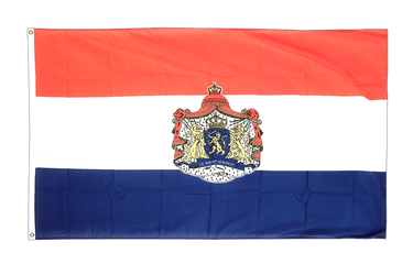 Niederlande mit Wappen Flagge 90 x 150 cm