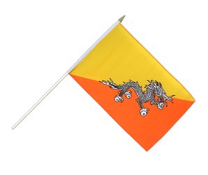 Bhutan Stockflagge 30 x 45 cm