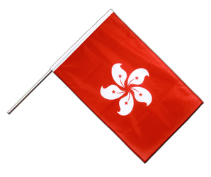 Hong Kong Hand Waving Flag PRO 2x3 ft