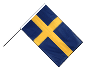 Schweden Stockflagge PRO 60 x 90 cm