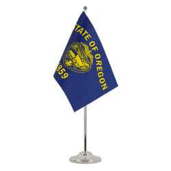 Oregon Satin Table Flag 6x9"