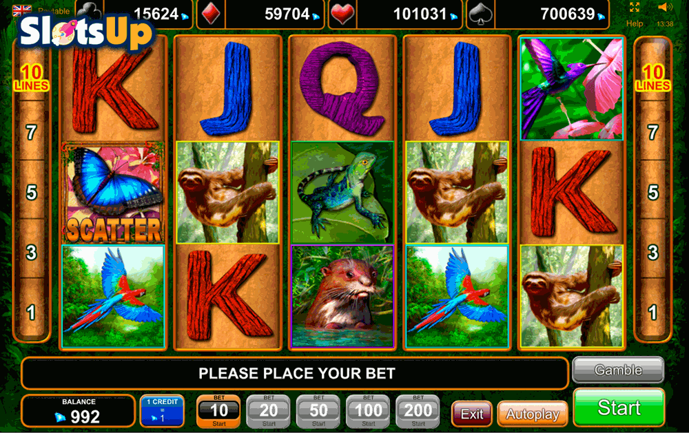 amazing amazonia egt casino slots 