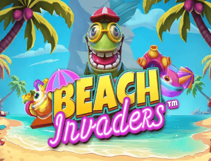 logo beach invaders netEnt 