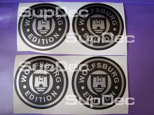 Vw Wolfsburg Road wielnaafdop 4 stickers stickers
