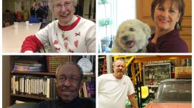 Clockwise from top left, Sister Rose Ann Ficker, Marie Kelly, Chris Kehr and Benjamin T. Allen Sr.