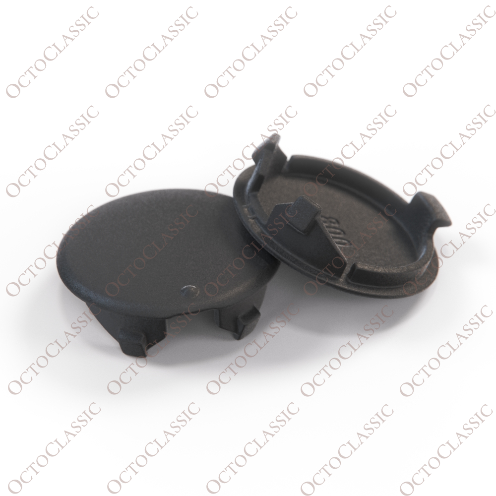 Porsche 996 997 Copertura in plastica per foro di chiusura del tetto rigido, set di 2, nero 99655545700