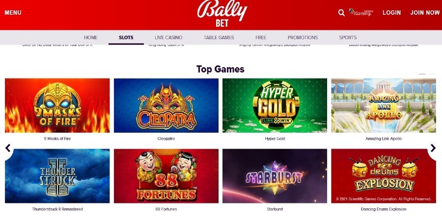 Bally Bet ON Slots