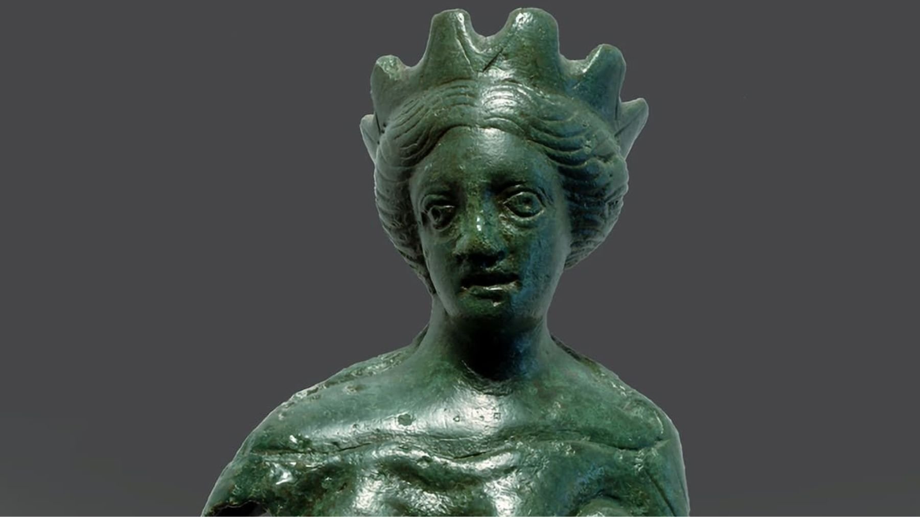 Estatuilla de bronce encontrada durante las excavaciones en Braga. Foto: Museo de Arqueología Diogo de Sousa