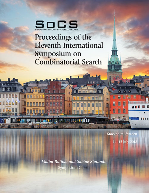 SoCS 2018 Proceedings Cover