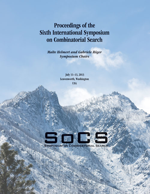 SoCS 2013 Proceedings Cover