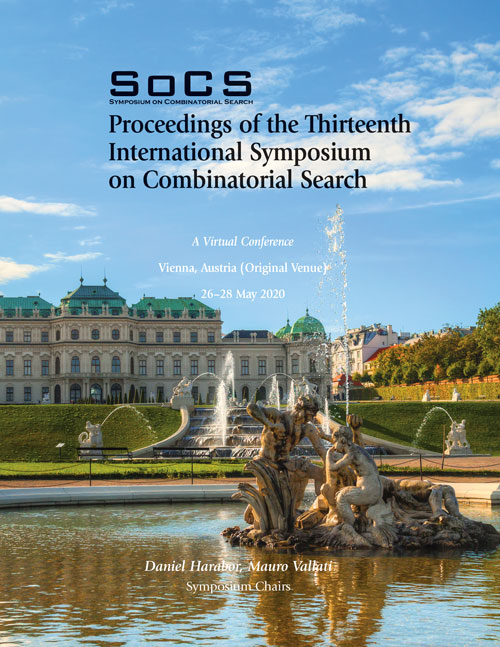 SoCS 2020 Proceedings Cover