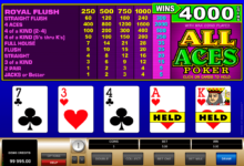 all aces poker microgaming