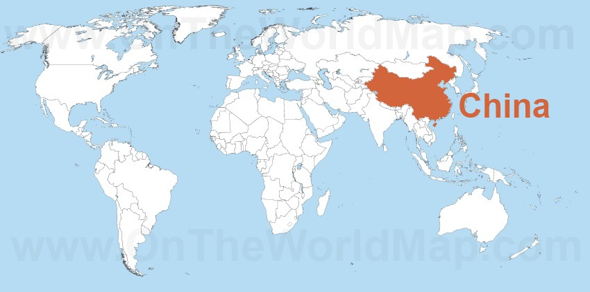 Where Is China In World Political Map - United States Map