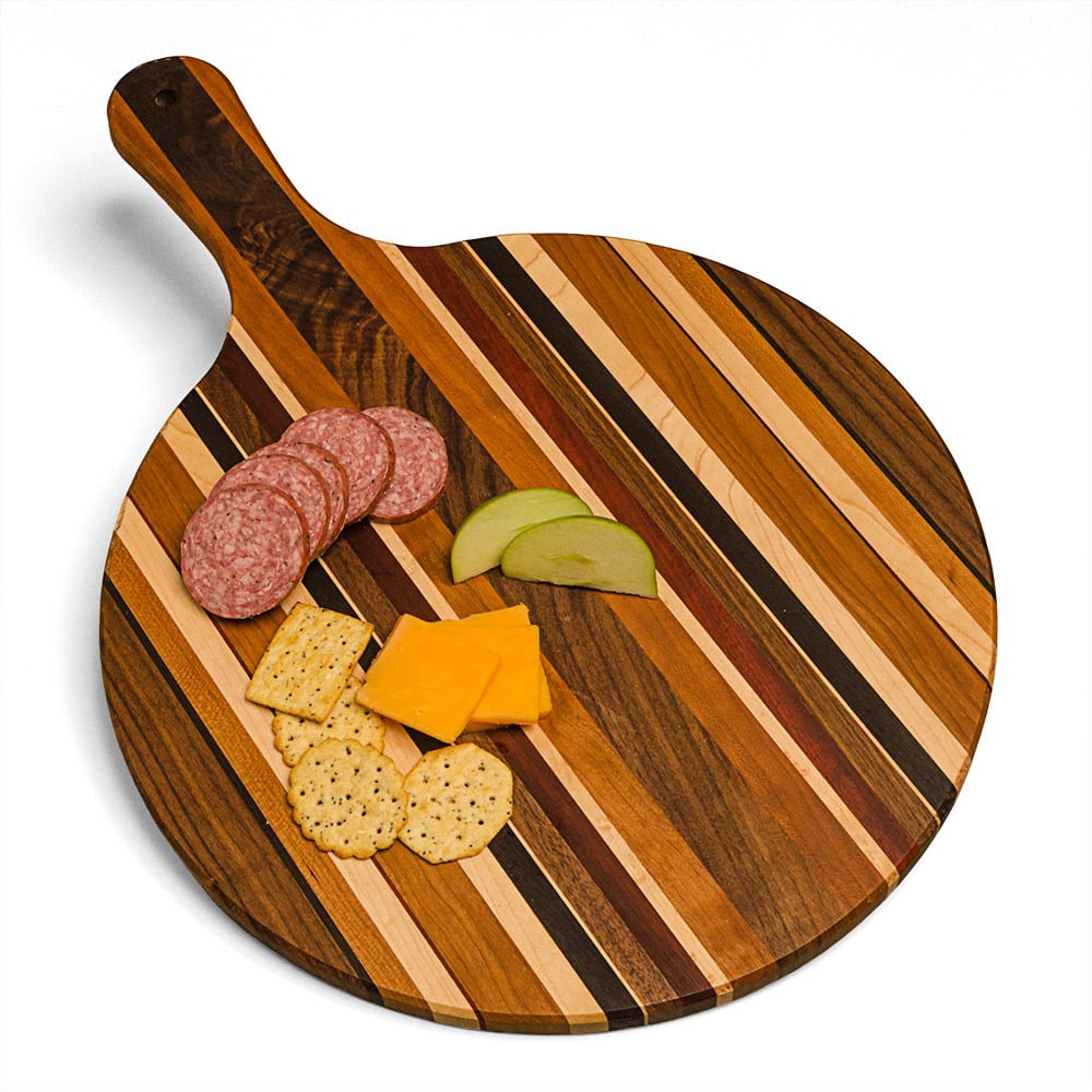 Solid Hardwood Pizza Board / Serving Platter - Oshkosh Designs