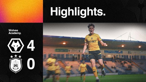 Young Wolves hit four! | Wolves 4-0 Huddersfield | PL Cup Highlights