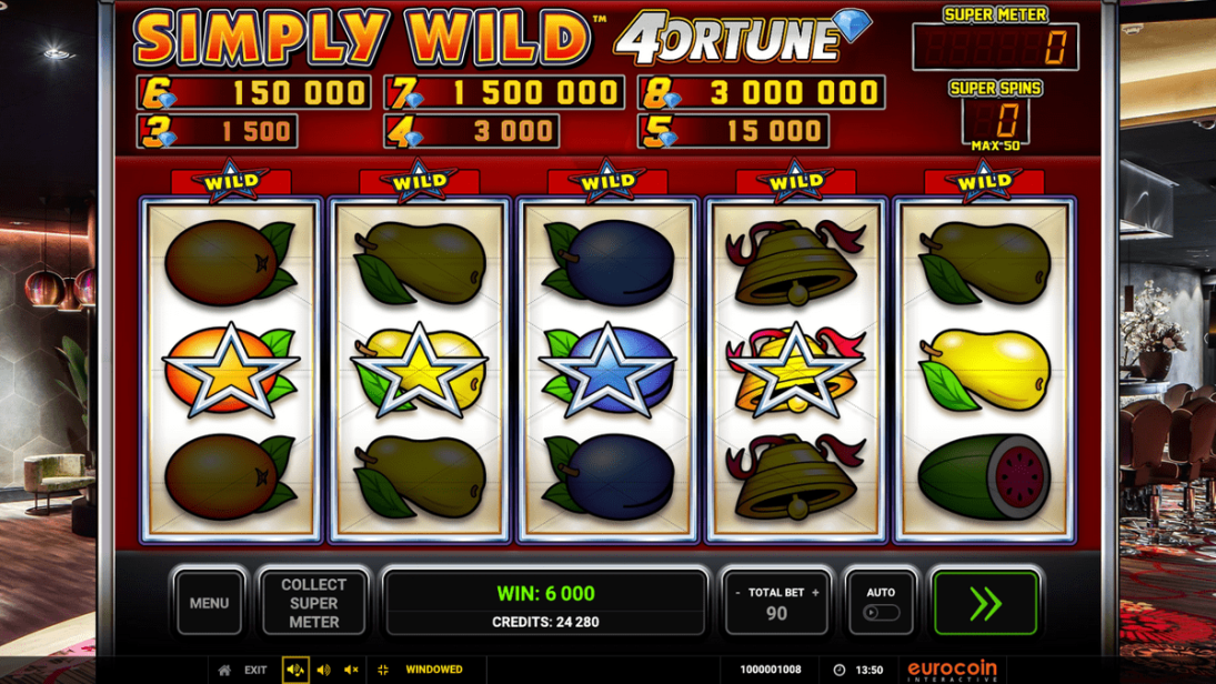 Simply Wild 4ortune Big Win 