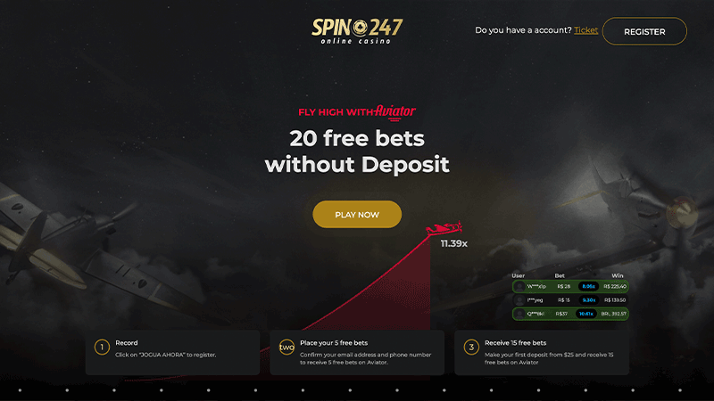 Spin247 Login