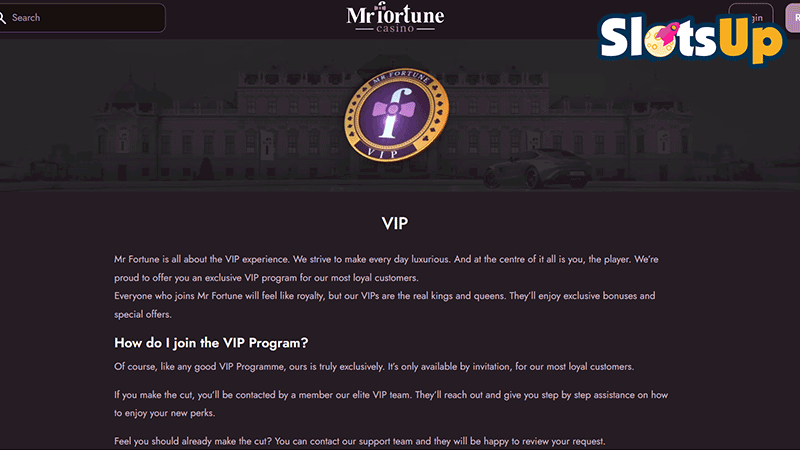 Mr Fortune VIP Program