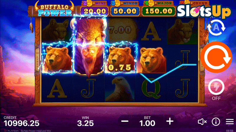 Buffalo Power Hold And Win Slot