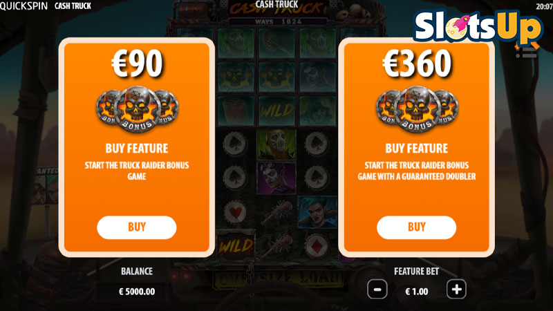 Cash Track Slot Bonus Buy Options