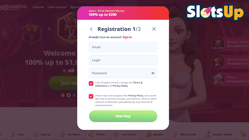 casino Infinity Login