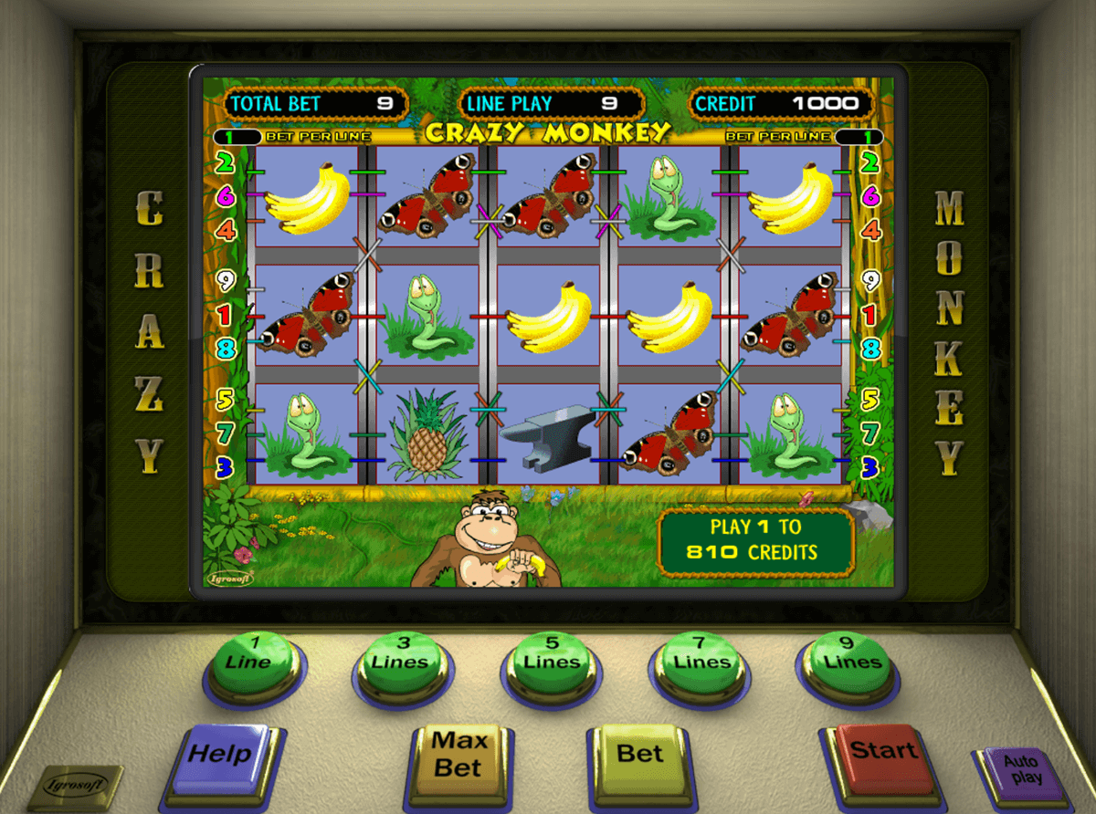 Crazy Monkey Igrosoft Casino Slots 