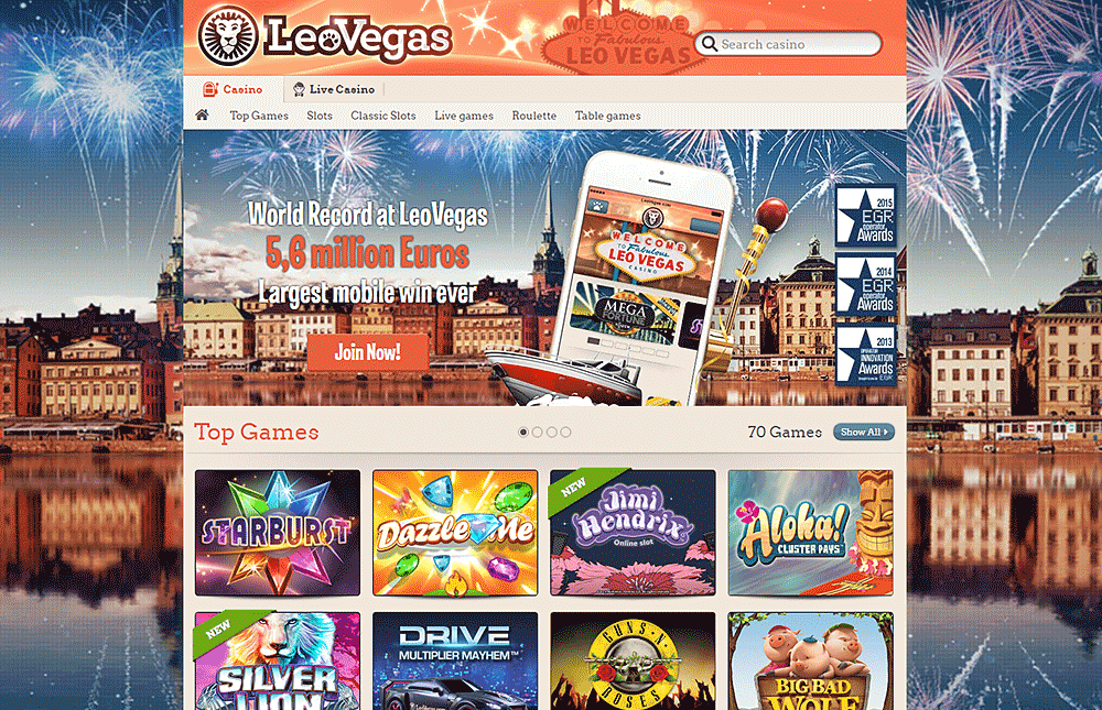 Leovegas Casino Preview 