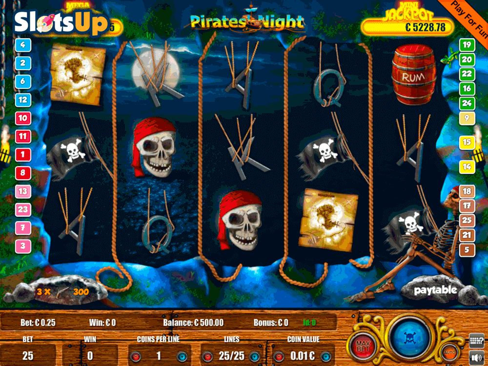 Pirates Night Portomaso Casino Slots 