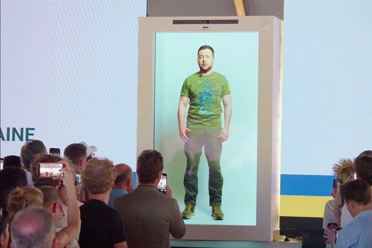 Zelensky Hologram