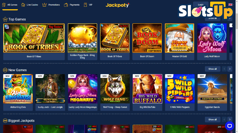 Jackpoty Casino Games