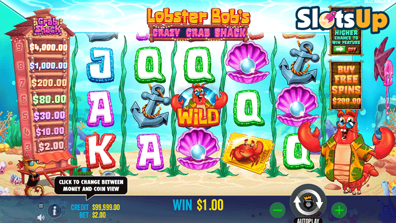 Lobster Bob’s Crazy Crab Shack Slot